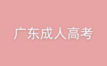 廣東成考報名流程